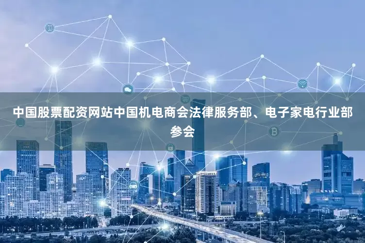 中国股票配资网站中国机电商会法律服务部、电子家电行业部参会