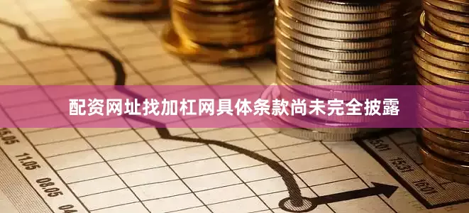 配资网址找加杠网具体条款尚未完全披露